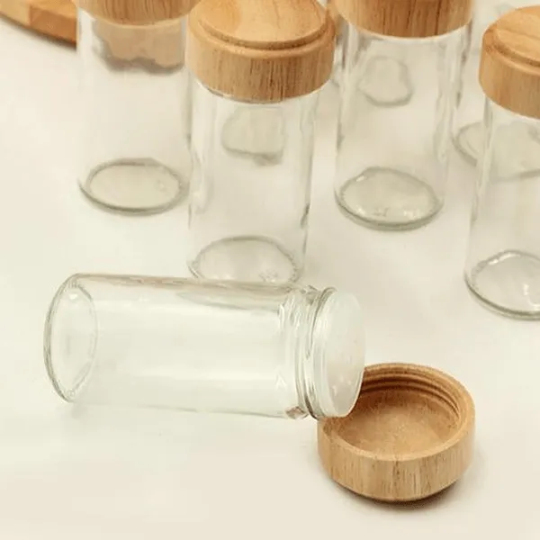12 PCS Rubberwood Spice Rack K0046