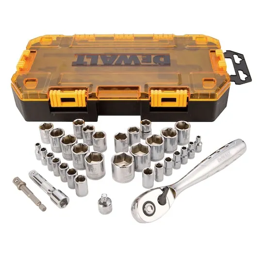 1/4 IN. and 3/8 IN. Drive Socket Set - 34 PIECE