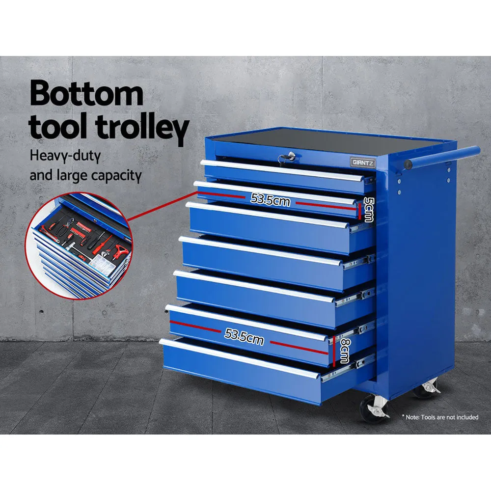 17-Drawer Steel Tool Chest & Trolley, Lockable, Giantz