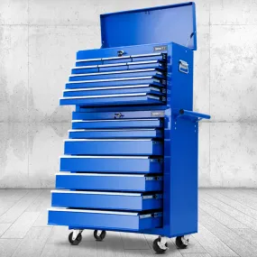 17-Drawer Steel Tool Chest & Trolley, Lockable, Giantz