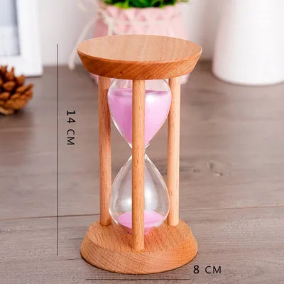 3/5/15/20/30 Minutes Wooden Hourglass Home Decoration Desktop Sand Clock Timers Sand Sandglass Hourglass Timer Clock Kitchen