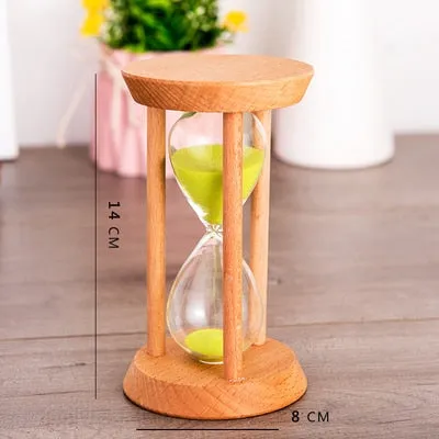 3/5/15/20/30 Minutes Wooden Hourglass Home Decoration Desktop Sand Clock Timers Sand Sandglass Hourglass Timer Clock Kitchen