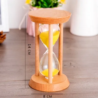 3/5/15/20/30 Minutes Wooden Hourglass Home Decoration Desktop Sand Clock Timers Sand Sandglass Hourglass Timer Clock Kitchen