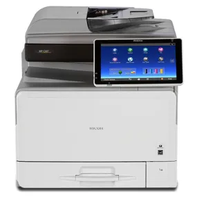 $35/Month Ricoh MP C307 Full Size Color Laser Multifunction Printer Copier, Scanner, Facsimile For Office