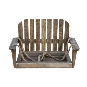 4957 - Roostval Hanging Chair Storage - Brown