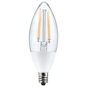 5W B11 - Dusk to Dawn LED - 2700K - Candelabra Base - 120V - 90 CRI - With Photocell