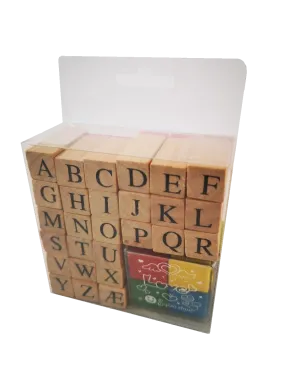 Alphabet Stamp Set - Educational, Craft Fun