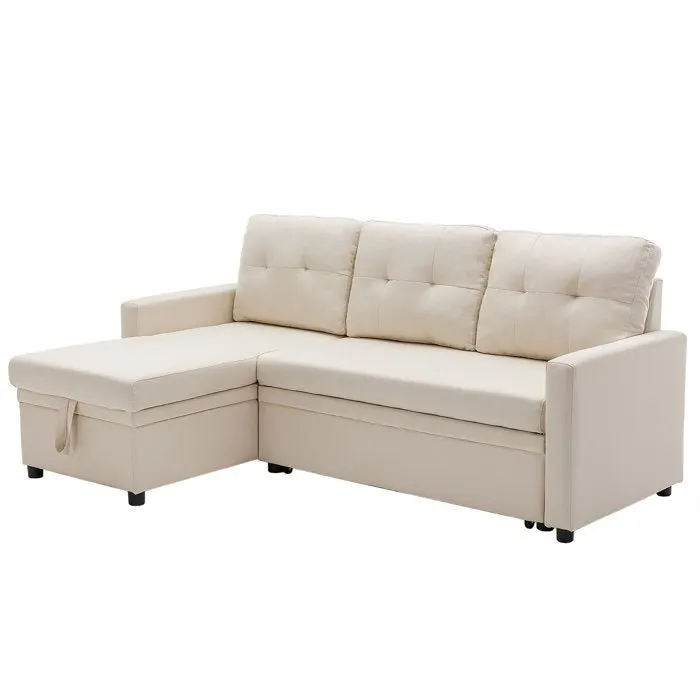 Anoy 4 Seater Sofa Bed | Convertible Bed With Storage