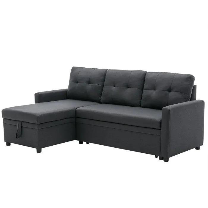 Anoy 4 Seater Sofa Bed | Convertible Bed With Storage