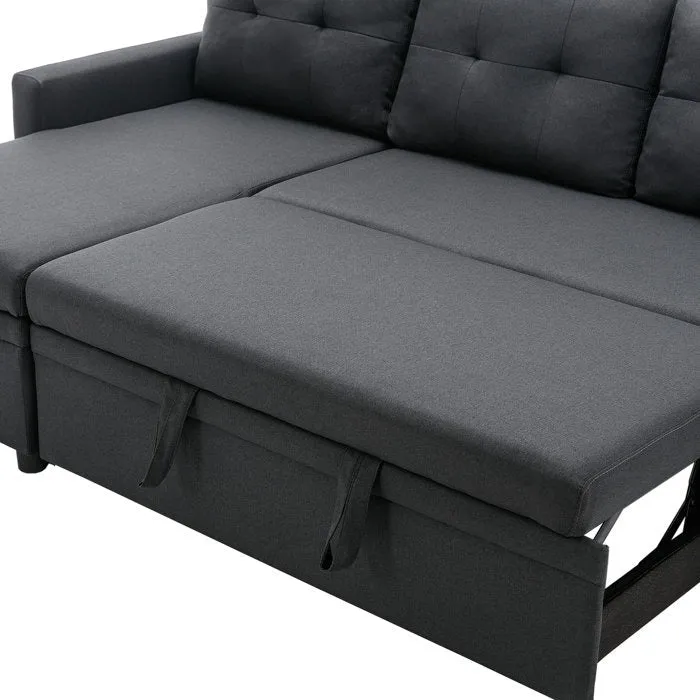 Anoy 4 Seater Sofa Bed | Convertible Bed With Storage