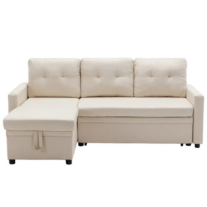 Anoy 4 Seater Sofa Bed | Convertible Bed With Storage