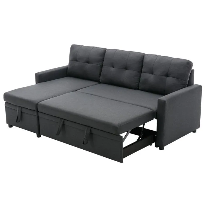 Anoy 4 Seater Sofa Bed | Convertible Bed With Storage