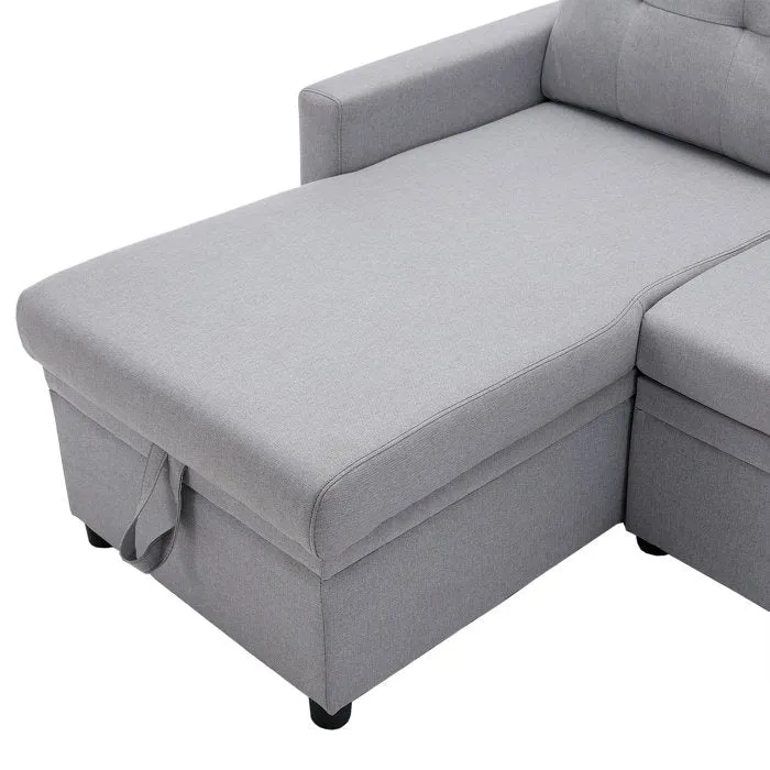 Anoy 4 Seater Sofa Bed | Convertible Bed With Storage