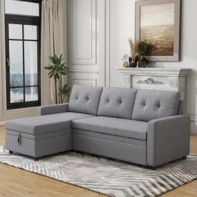 Anoy 4 Seater Sofa Bed | Convertible Bed With Storage