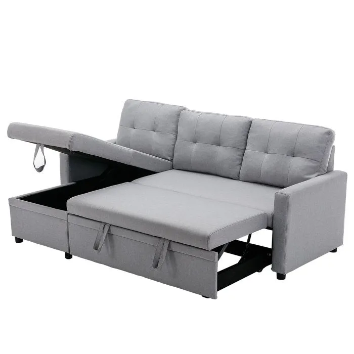 Anoy 4 Seater Sofa Bed | Convertible Bed With Storage