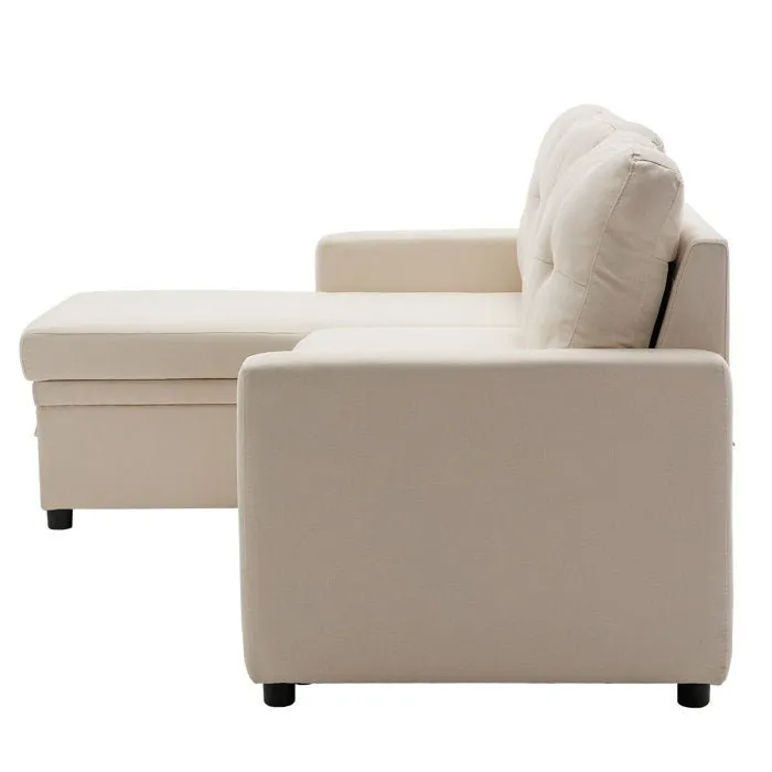 Anoy 4 Seater Sofa Bed | Convertible Bed With Storage