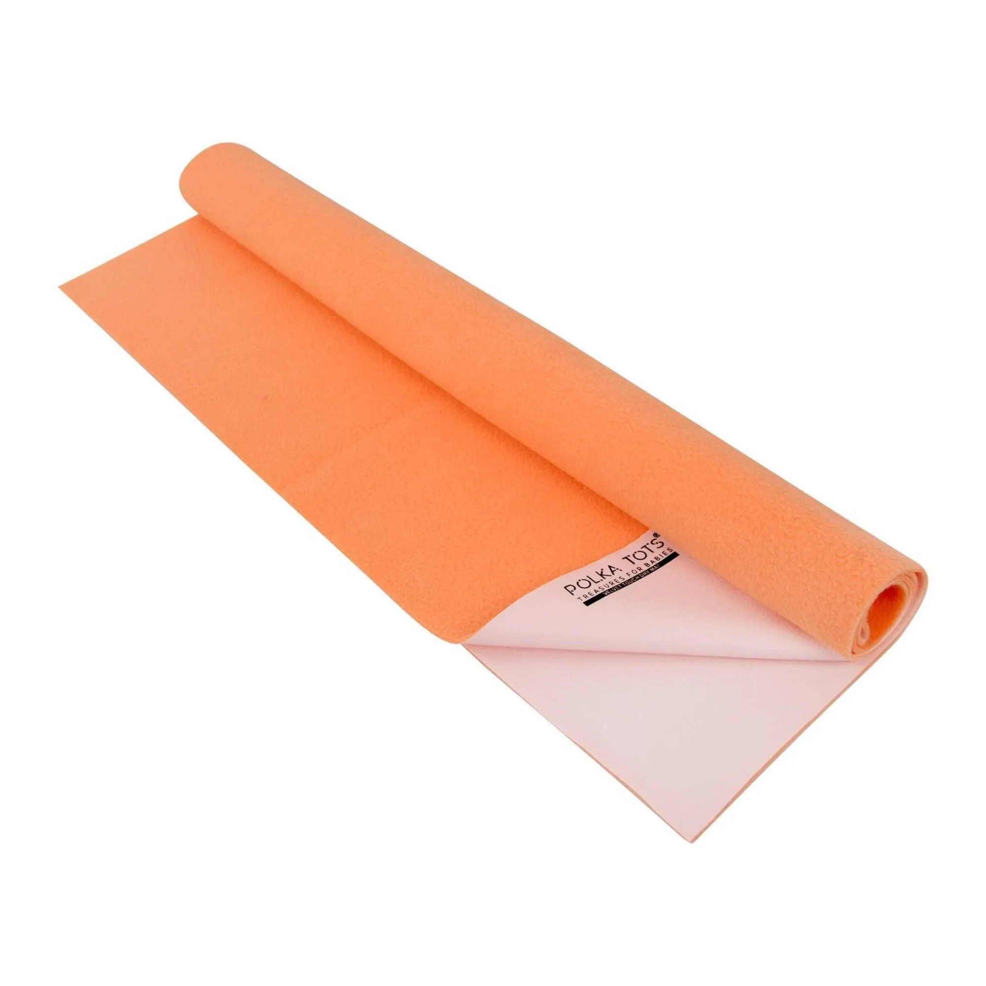 Baby Dry Sheet / Bed Protector Small Peach (Size 50 x 70 CM)