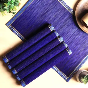Bamboo Placemat | Table Mats | Purple | 33 x 50 cm | Set of 6