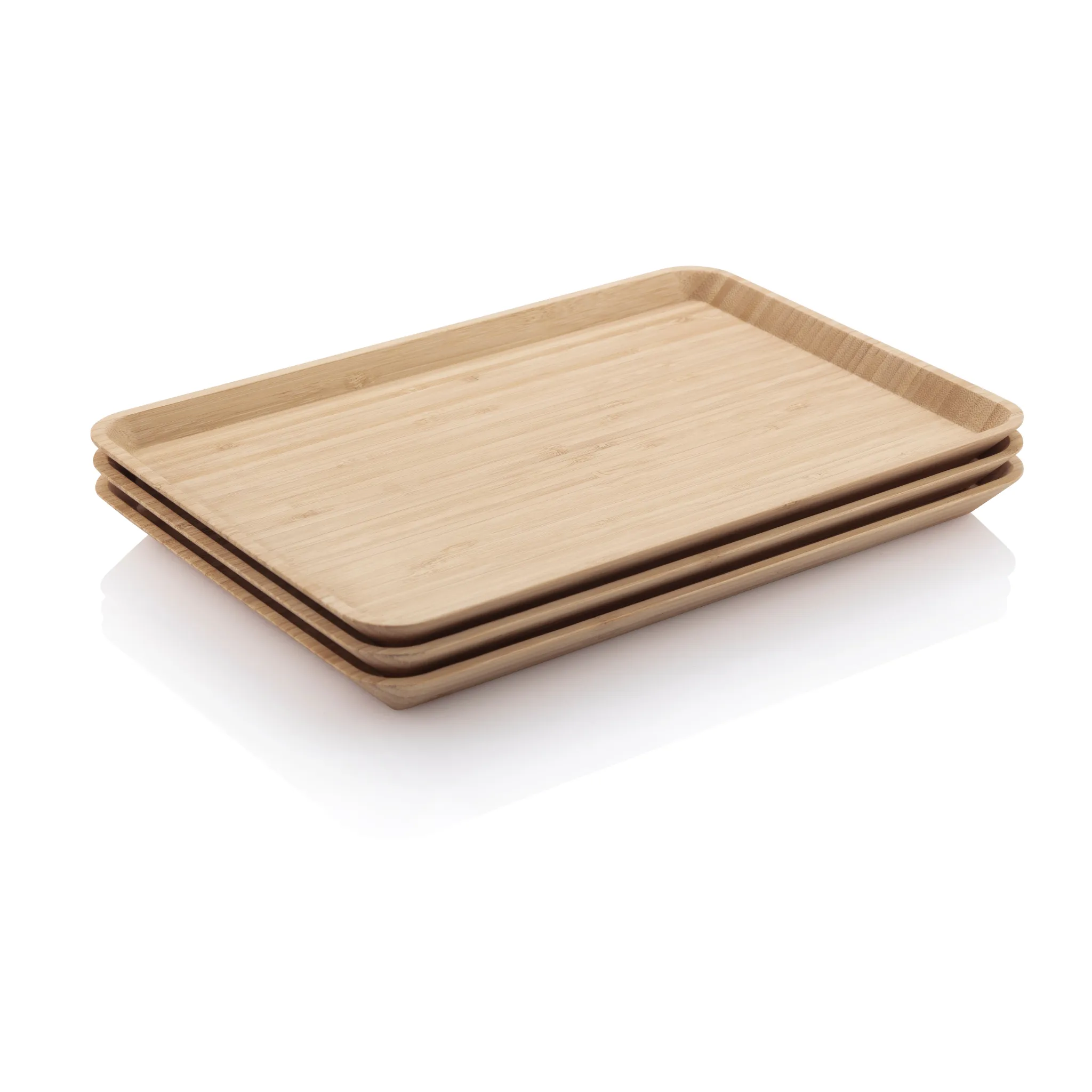Bamboo Serving Tray, Large Rectangle