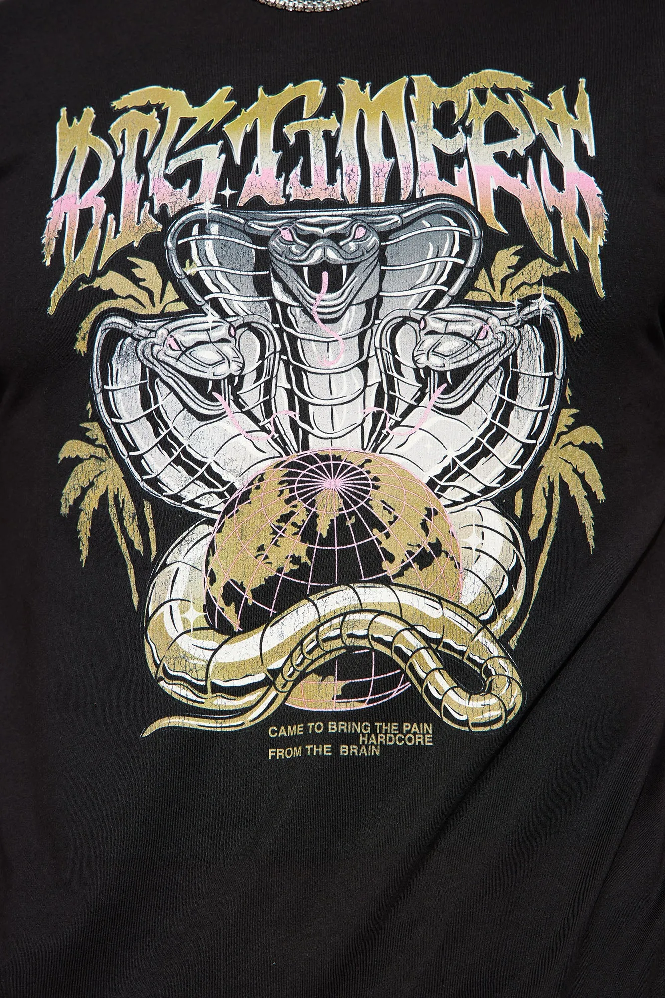 Big Timers Rule The World Short Sleeve Tee - Black