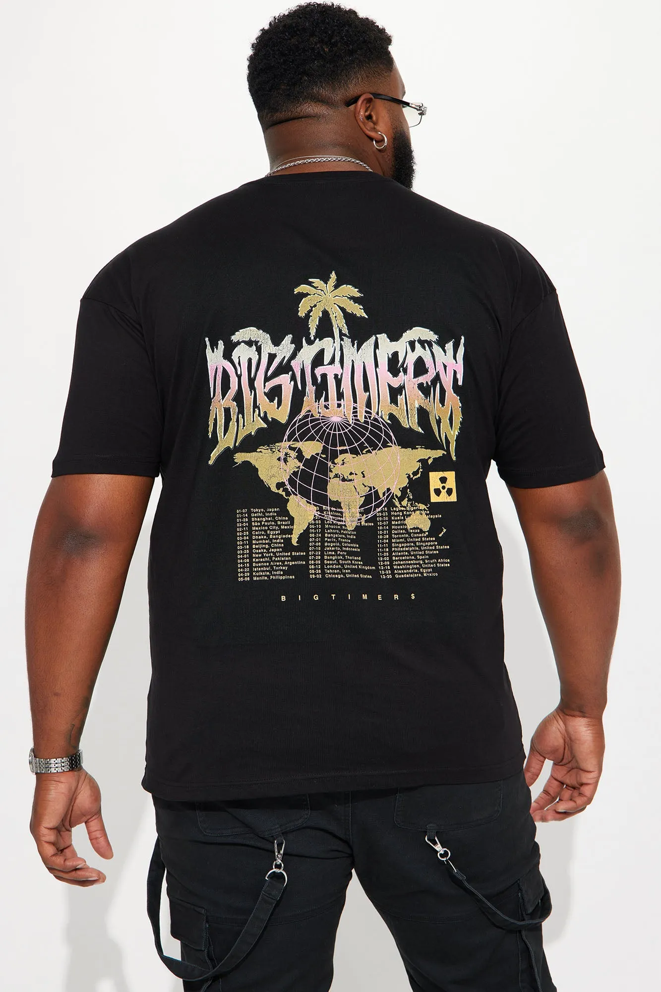 Big Timers Rule The World Short Sleeve Tee - Black