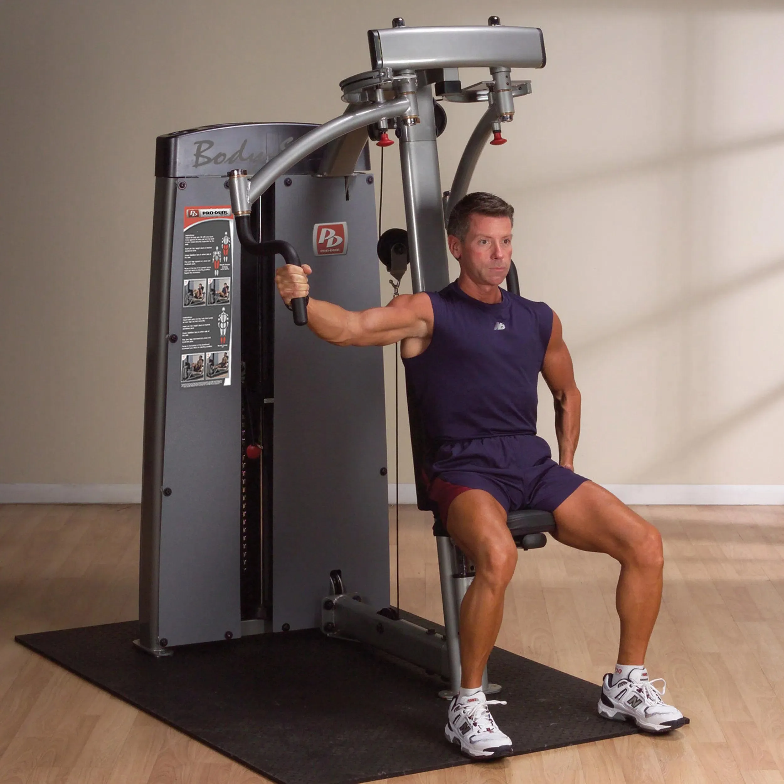 Body-Solid Pro Clubline Pec Deck Rear Delt Fly Machine (DPECSF)