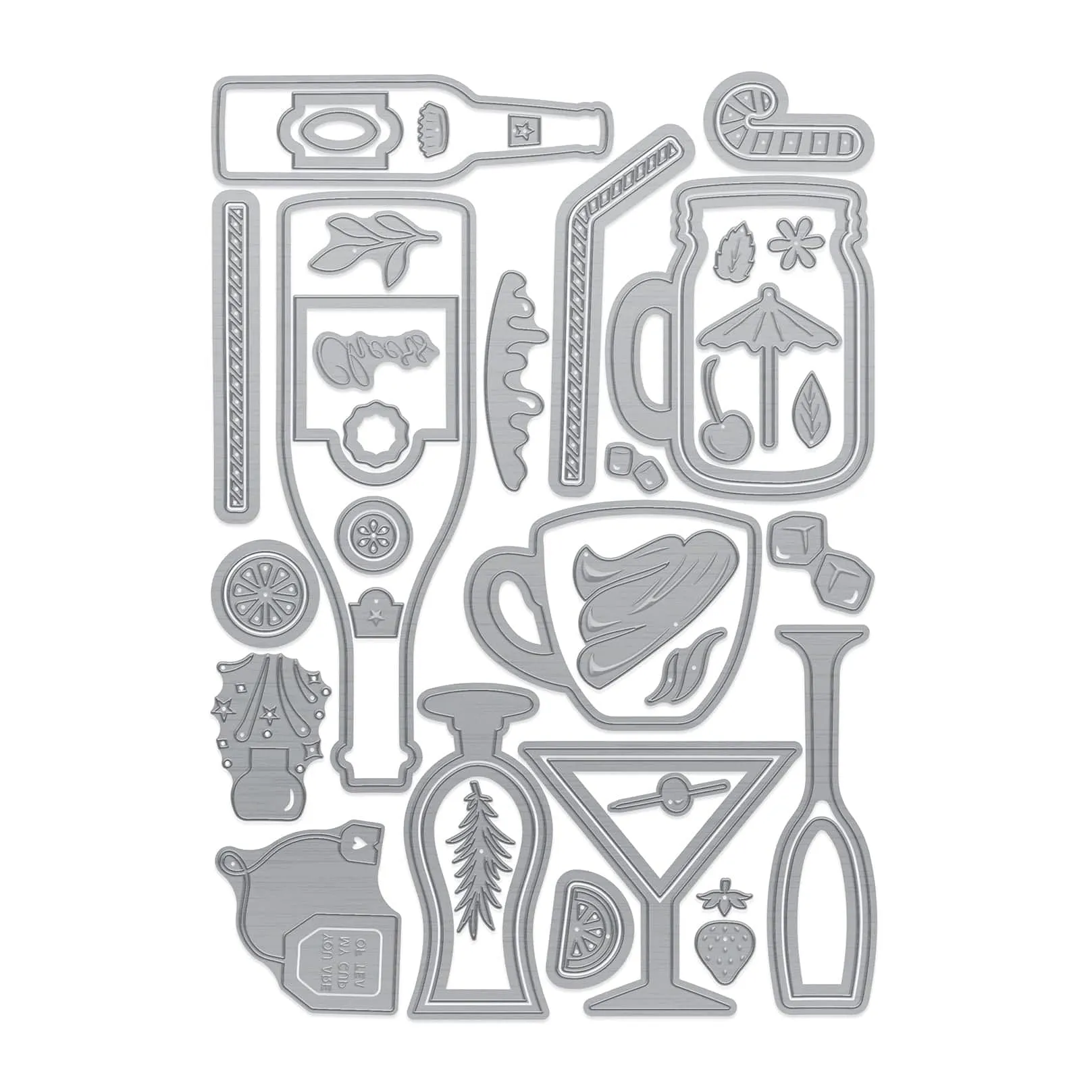 Bottoms Up Die & Stamp Set Collection - DB132