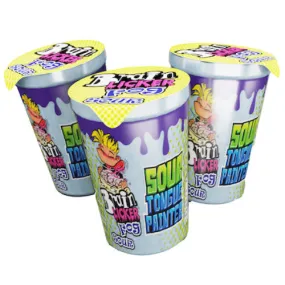 Brain Licker Fog Sour Tongue Painter Candy Floss 20g Cup - 12 Count