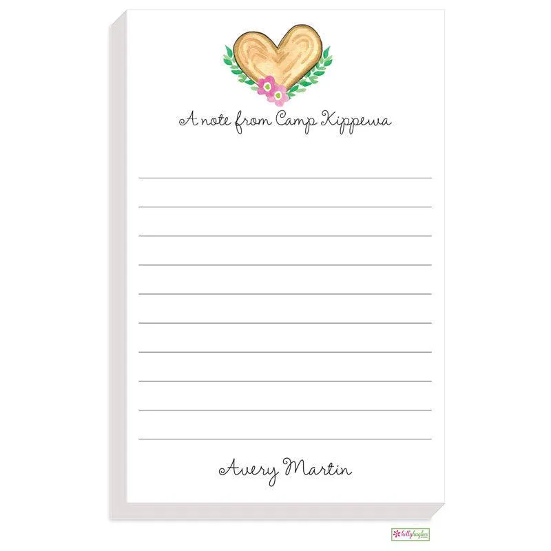 Camp Heart Notepad