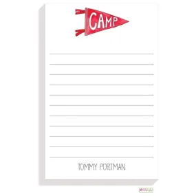 Camp Pennant Notepad
