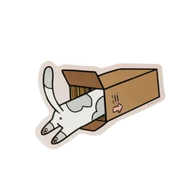 Cat Box Sticker