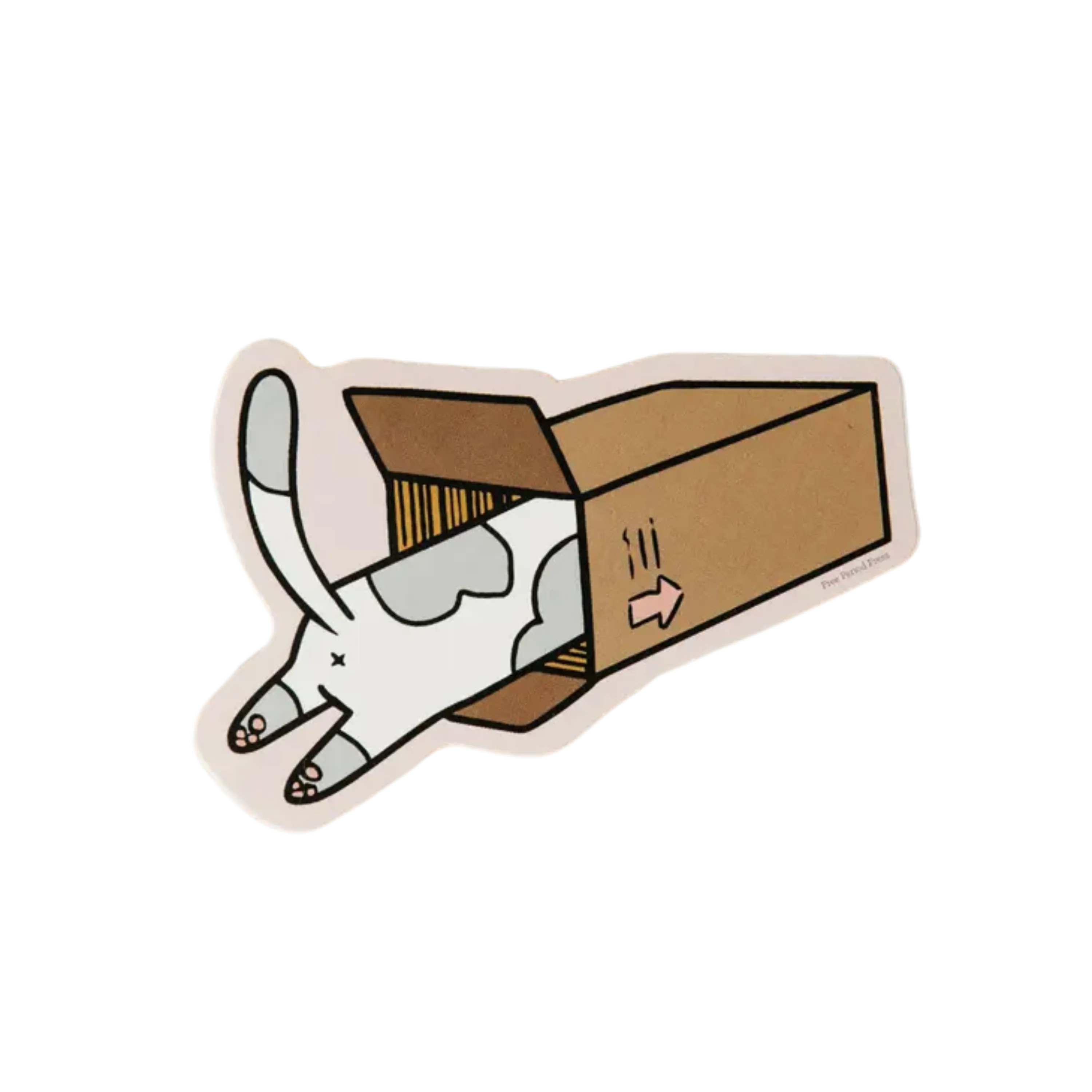 Cat Box Sticker
