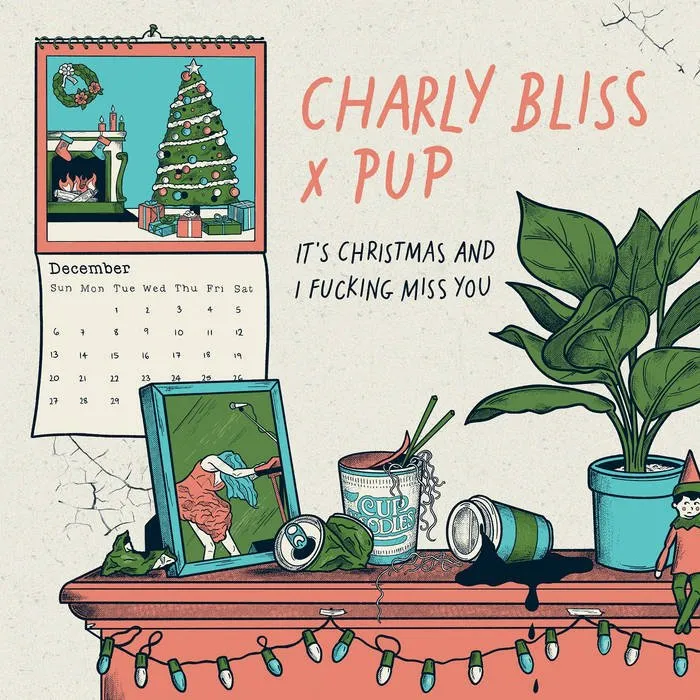 Charly Bliss ft. Pup: It's Christmas and I Fucking Miss You: Blue Vinyl 7"