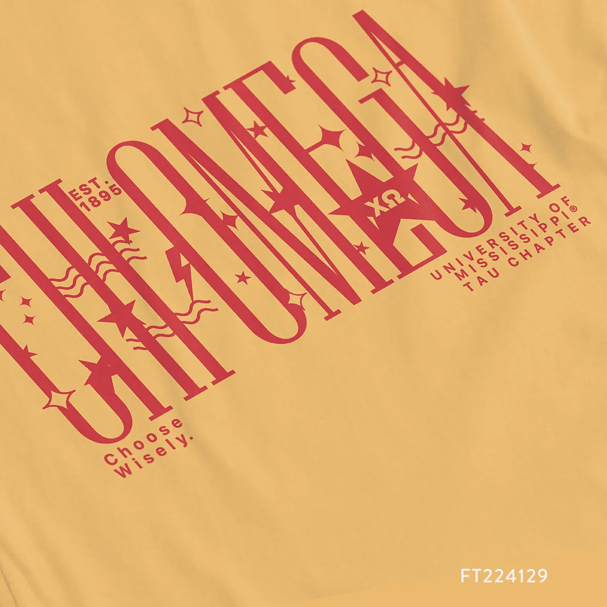 Chi Omega PR T-Shirt Design