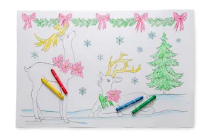 Christmas Coloring Place Mats