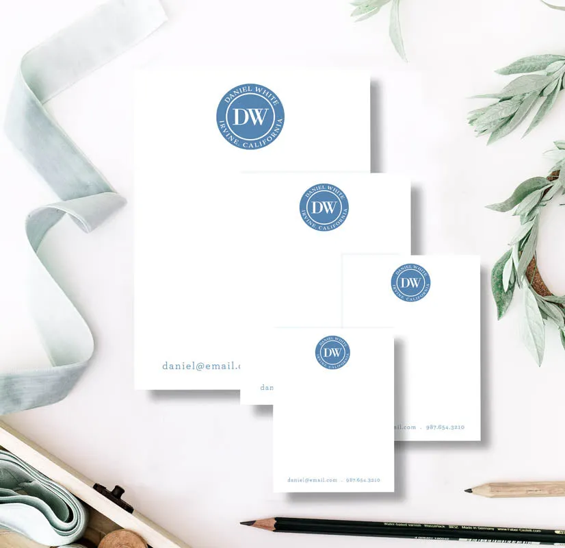 Circle Name and City Notepad