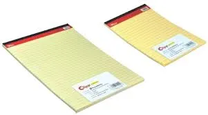 Clipp Writting Legal Pad A4 40sheet Yellow