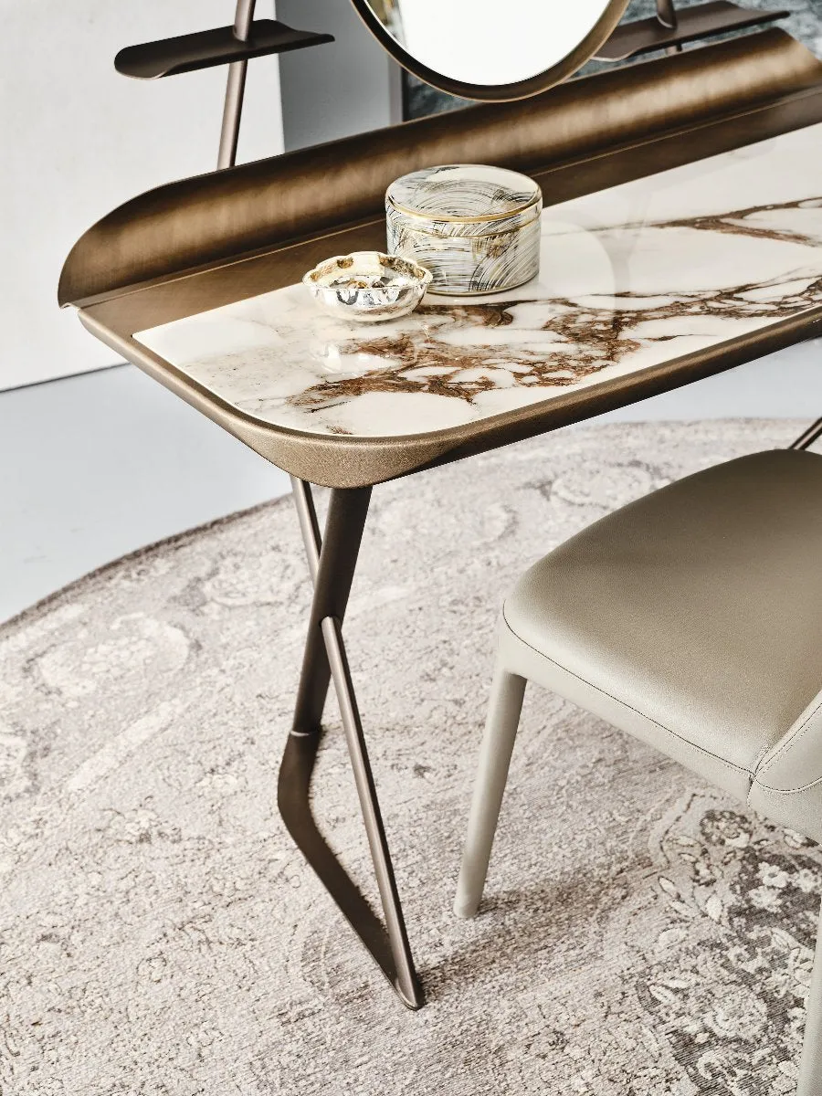 COCOON TROUSSE Keramik Desk with Mirror Frame