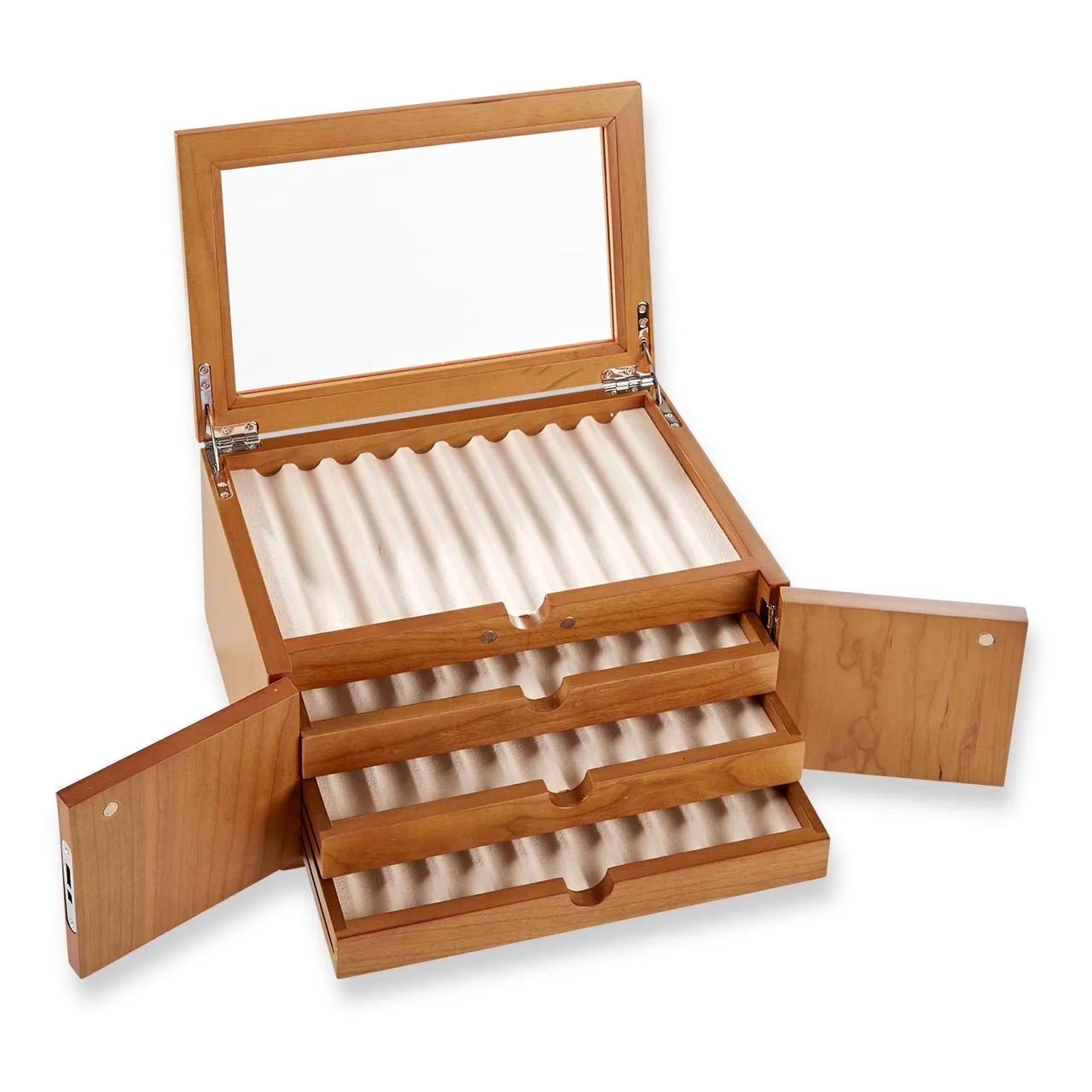 Collector's Lock & Key Inlay Pen Case