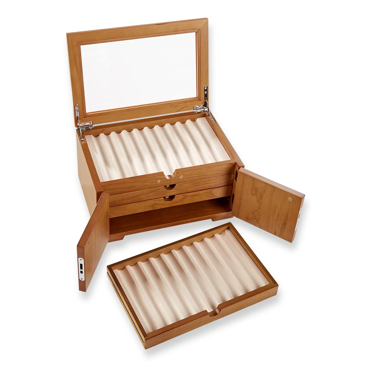 Collector's Lock & Key Inlay Pen Case