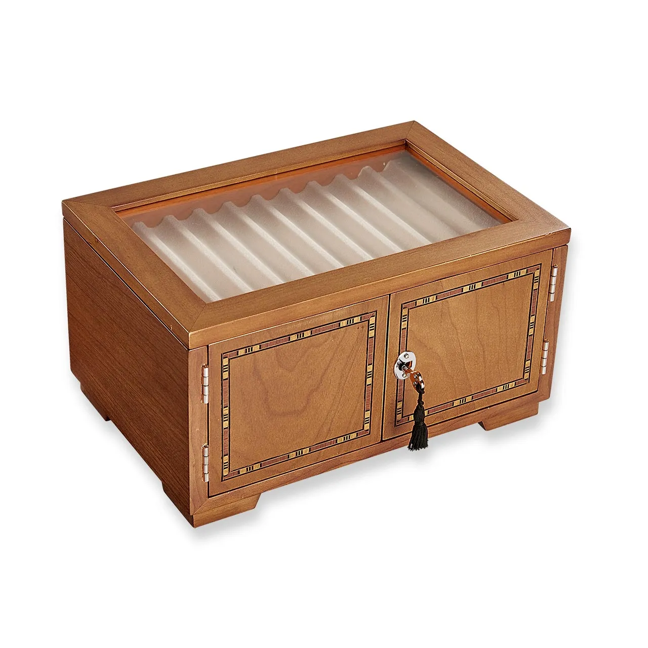 Collector's Lock & Key Inlay Pen Case