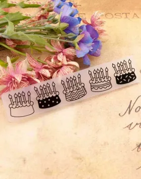 Craft - embossing folder - birthday