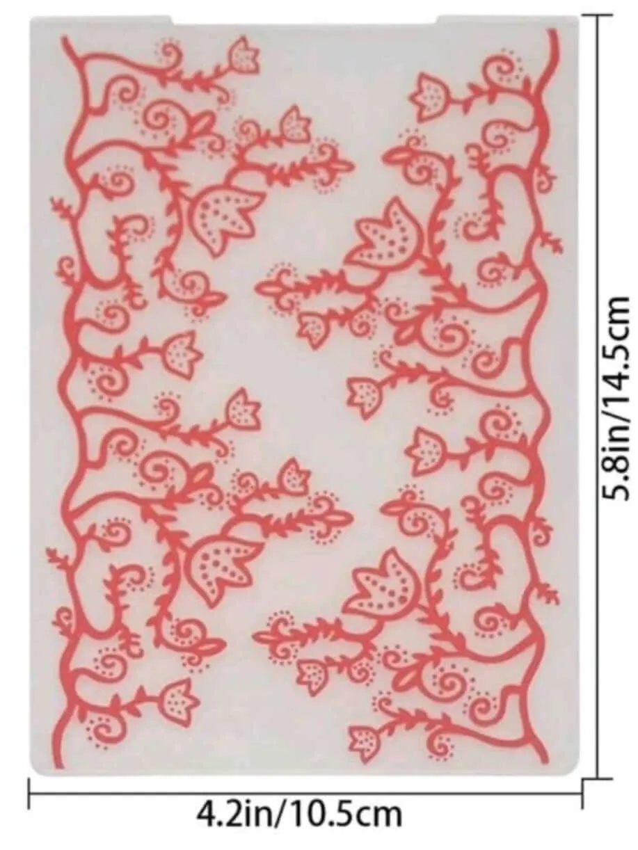 Craft - embossing folder - swirls