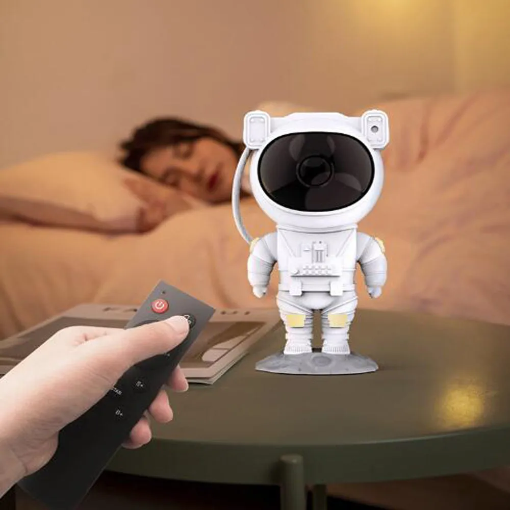 Creative Astronaut Galaxy Starry Sky Projector Nightlight USB for Bedroom