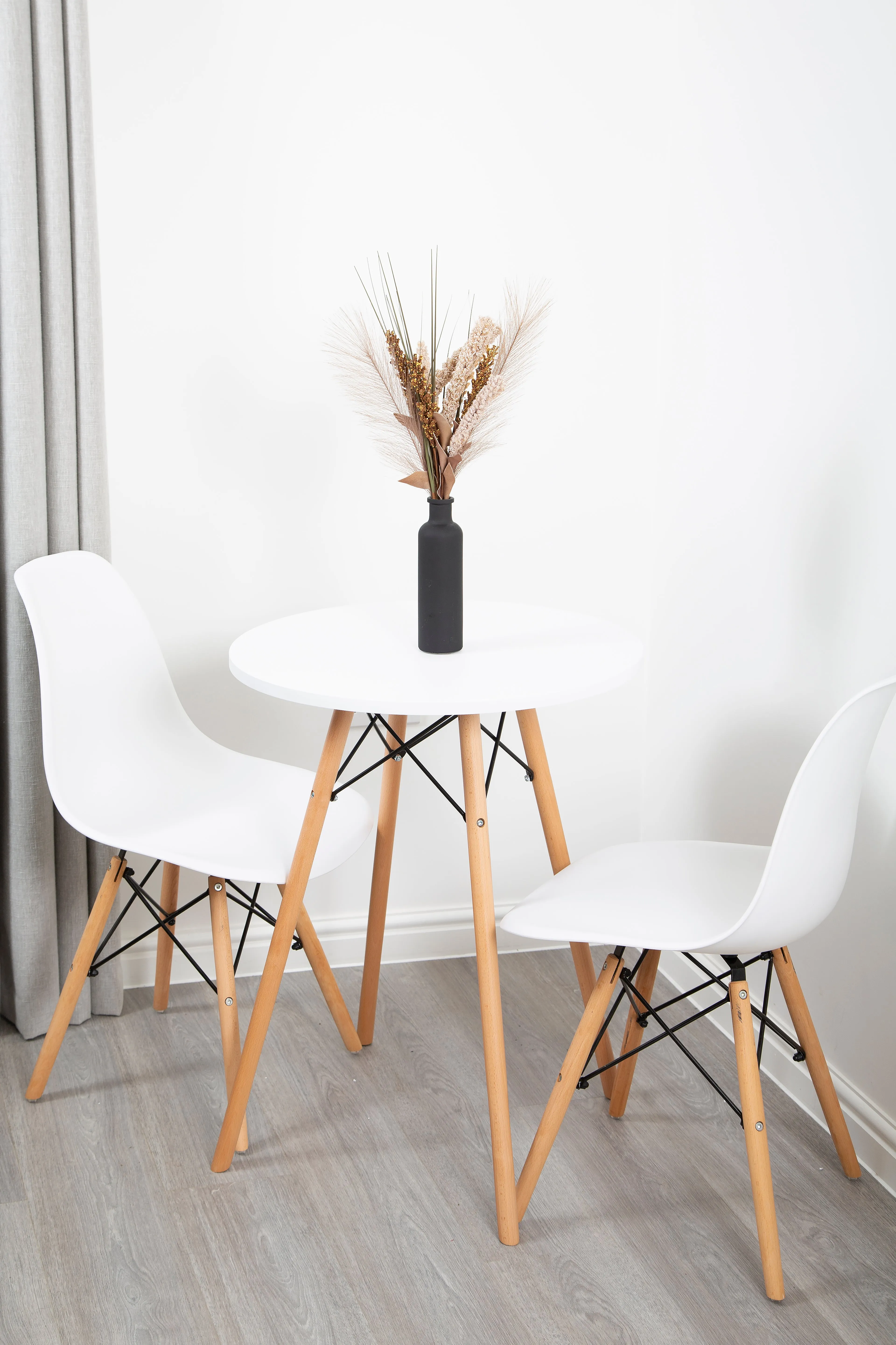 Davos Round Dining Table White 80cm