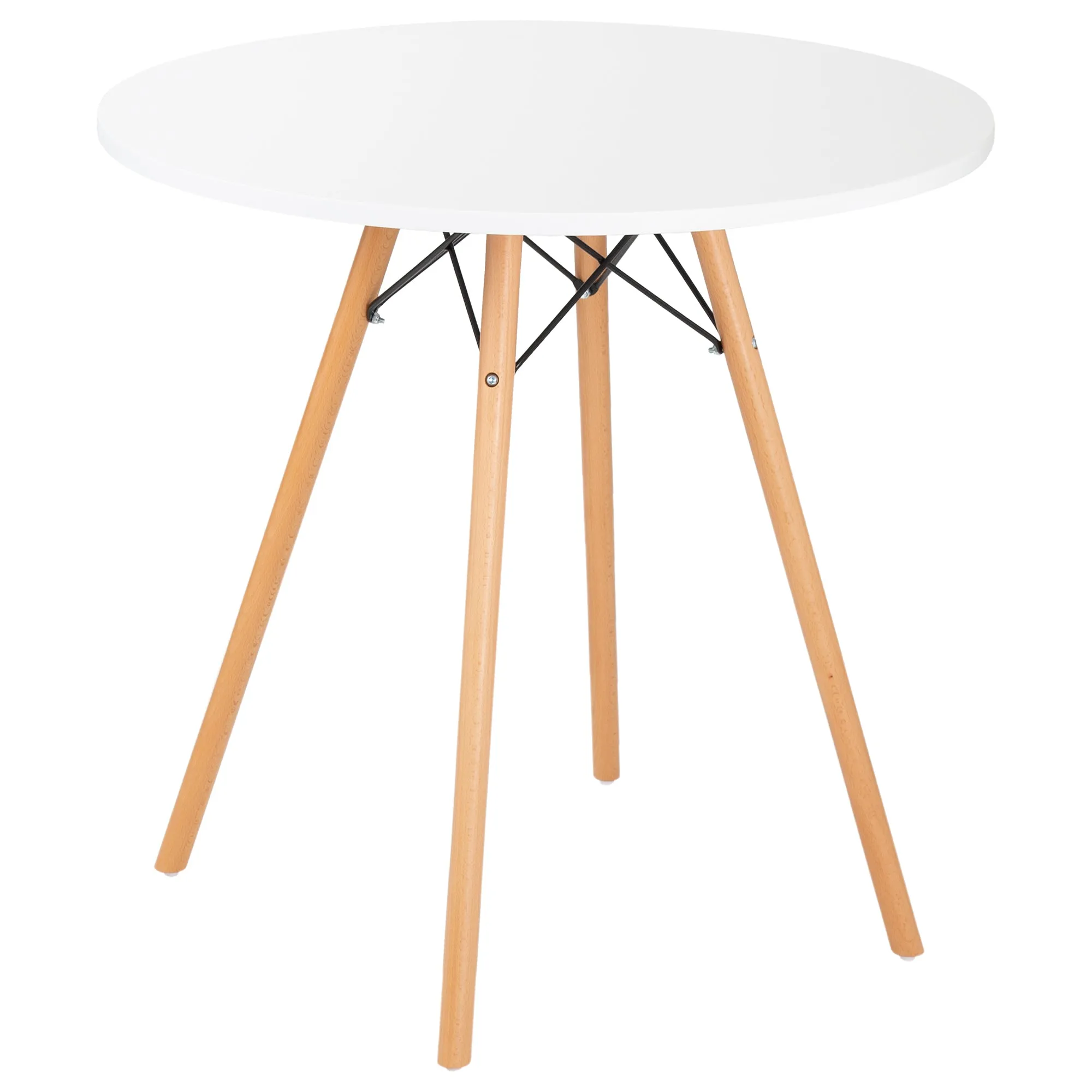 Davos Round Dining Table White 80cm