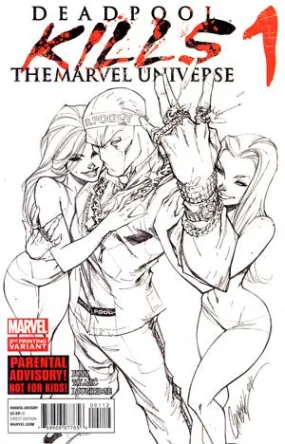 Deadpool Kills Marvel Universe # 1  2nd PTG Variant  VF- NM  IN Stock !!!!!