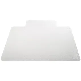 DEFLECTO CM14233COM Chair Mat with Lip for Carpets (45" x 53", Medium Pile)