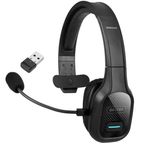 Delton 20X Professional Wireless Computer Headset with Mic   USB Dongle