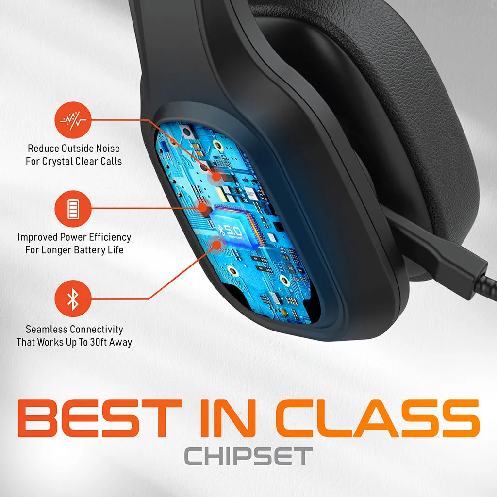 Delton 20X Professional Wireless Computer Headset with Mic   USB Dongle